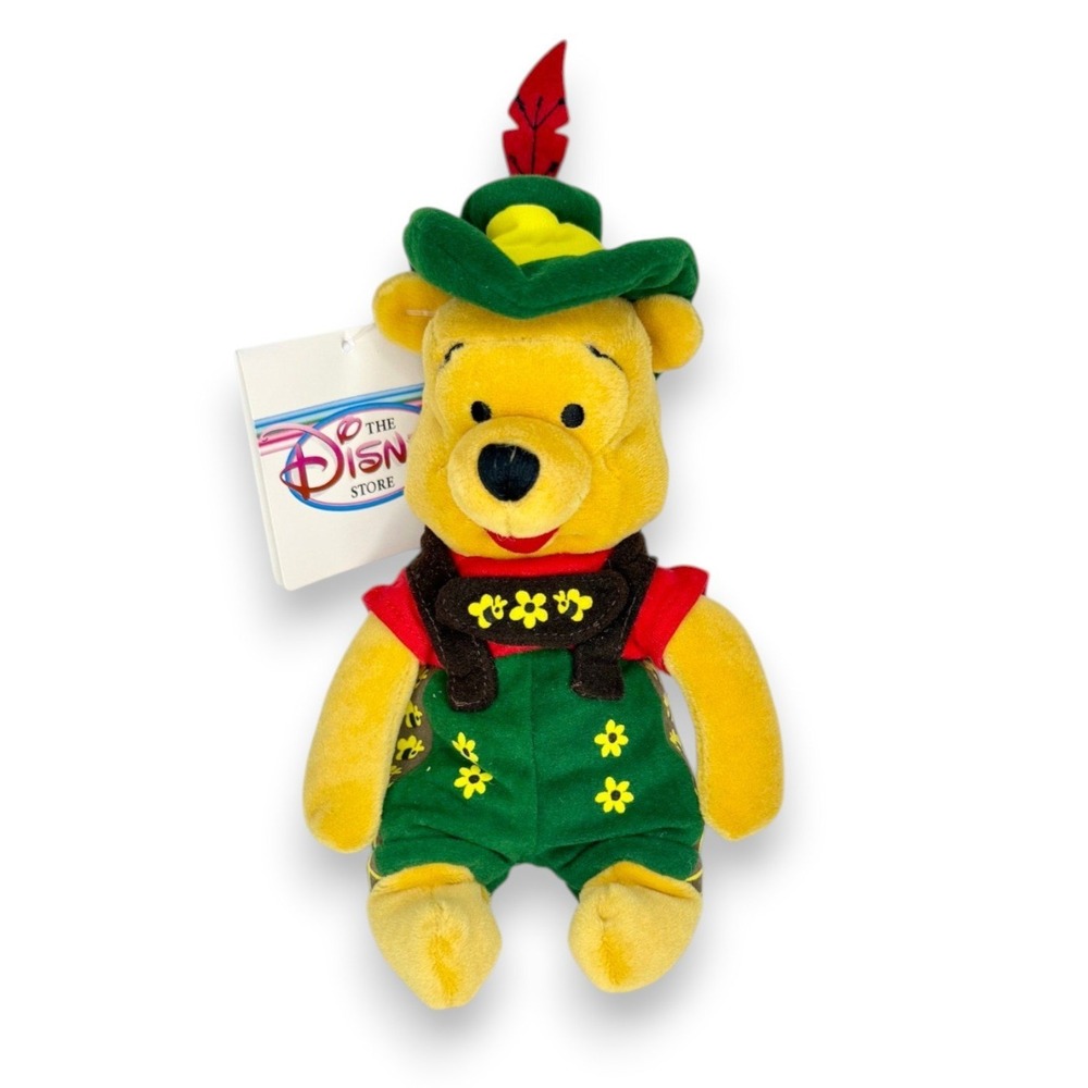 Oktoberfest Winnie the Pooh | Bavarian Bear | Vintage Disney Store Bean Bag